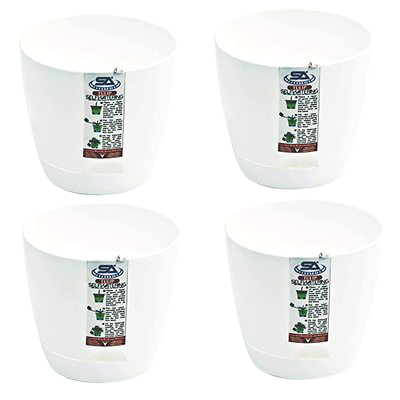 Self watering planter pots any colour (set of 5)